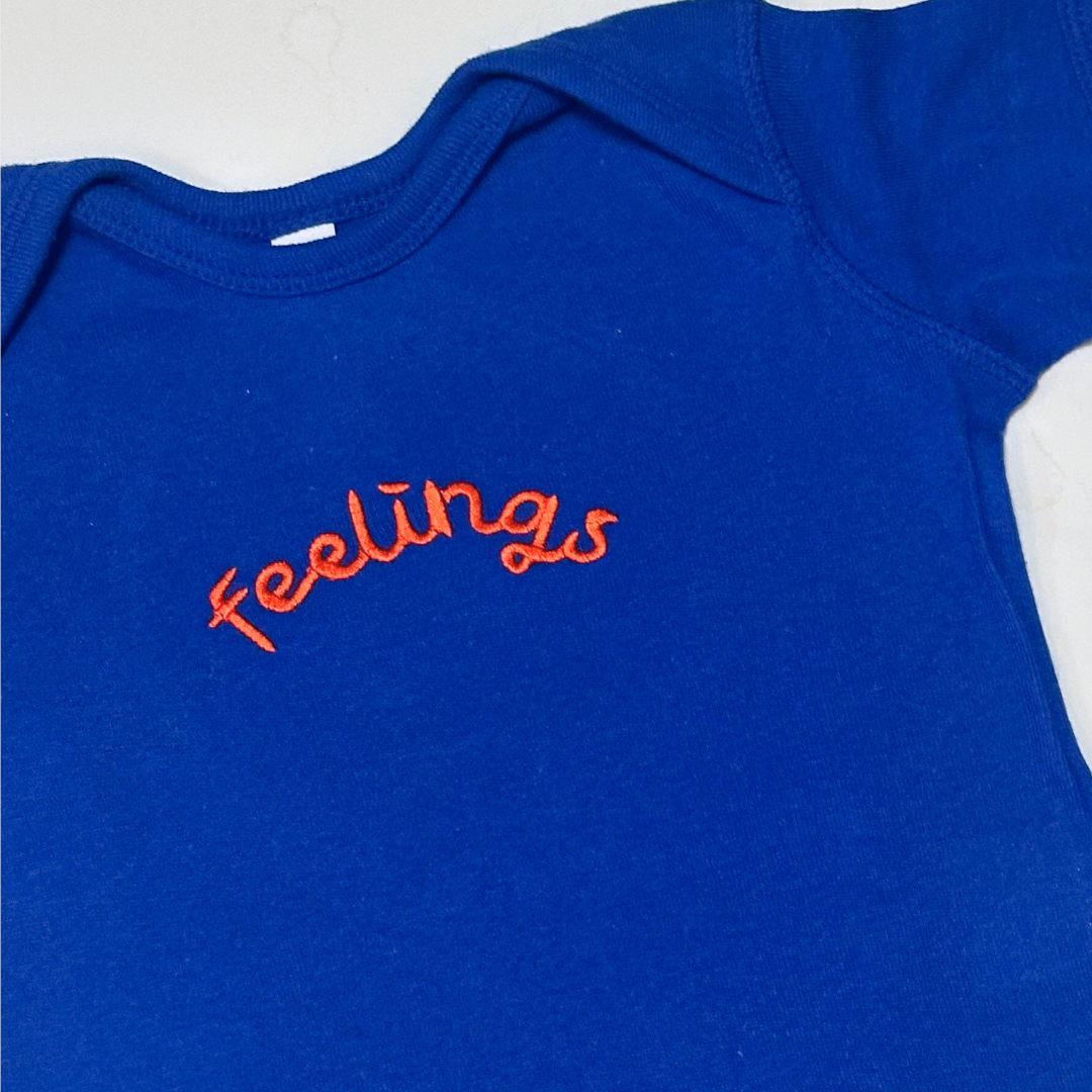 FEELINGS ONESIE - BLUE