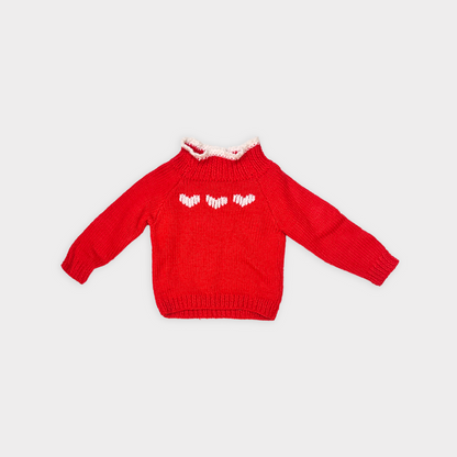 VINTAGE HEART SWEATER