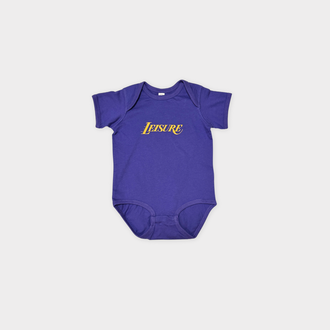 LEISURE LAKERS ONESIE - PURPLE