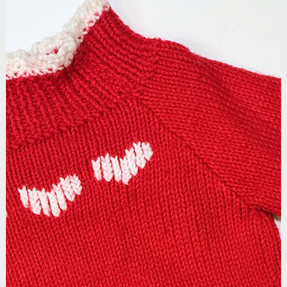 VINTAGE HEART SWEATER