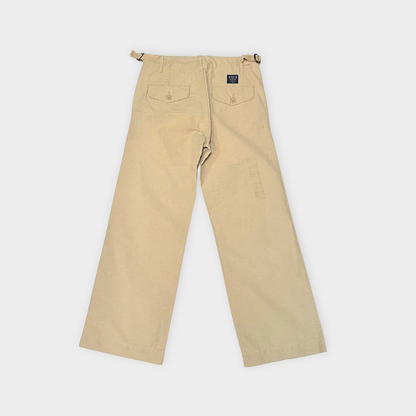 VINTAGE POLO ADJUSTABLE WAIST KHAKIS