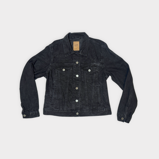 VINTAGE BLACK GAP DENIM JACKET