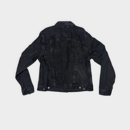 VINTAGE BLACK GAP DENIM JACKET