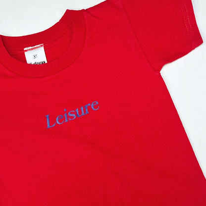 LEISURE TEE - RED