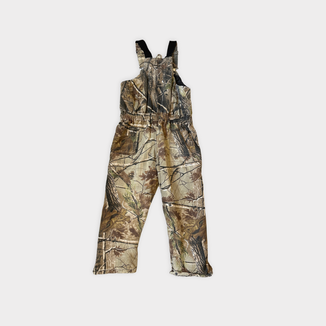 VINTAGE REAL TREE CAMO INSULATED OVERALLS