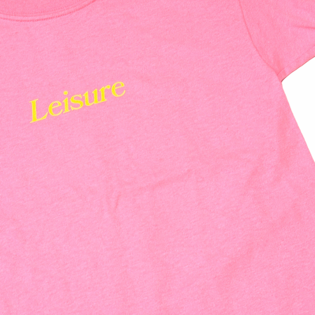 LEISURE TEE - NEON PINK