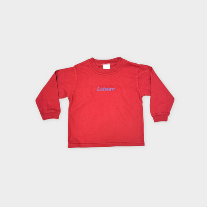 LEISURE LONG SLEEVE TEE - BRICK