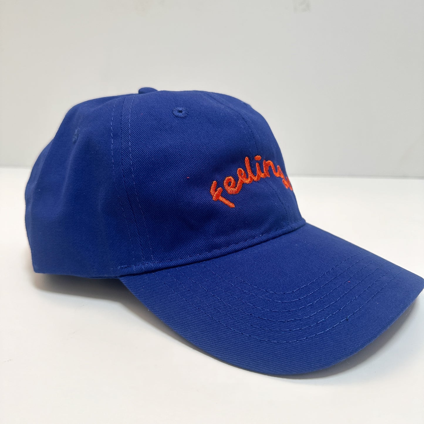 Adult 'feelings' Dad Hat - Blue