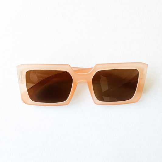 Square Sunnies - Peach