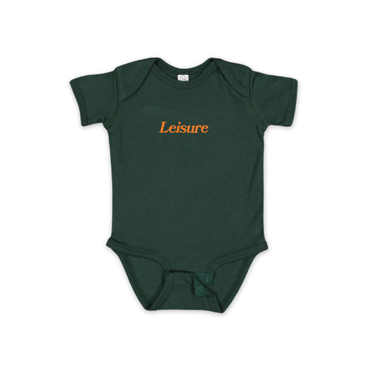 LEISURE Classic Logo Onesie - Forest