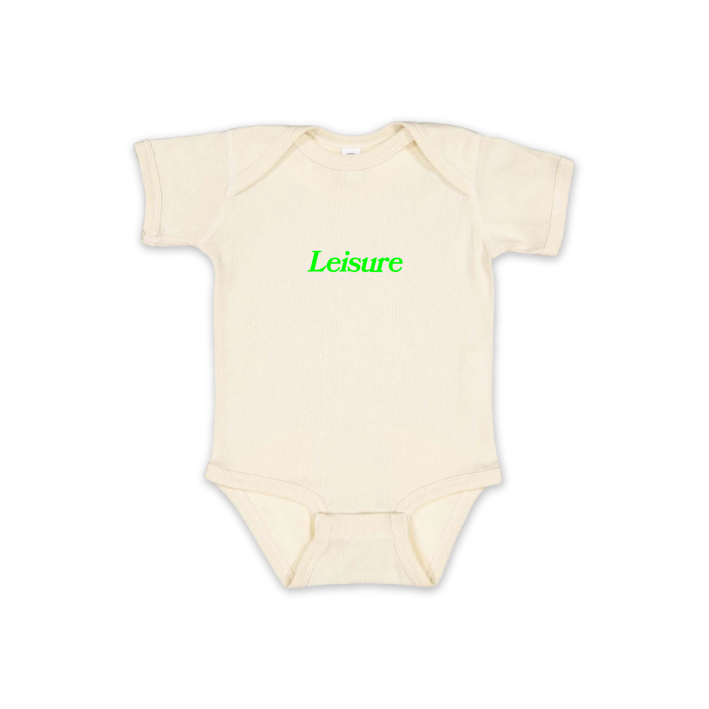 LEISURE Classic Logo Onesie - Natural