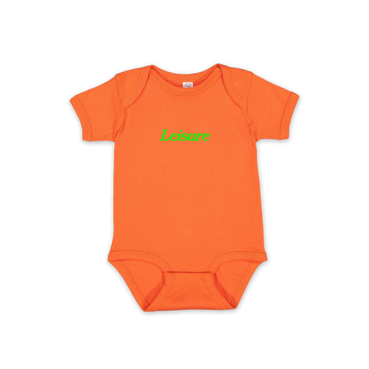 LEISURE Classic Logo Onesie - Orange