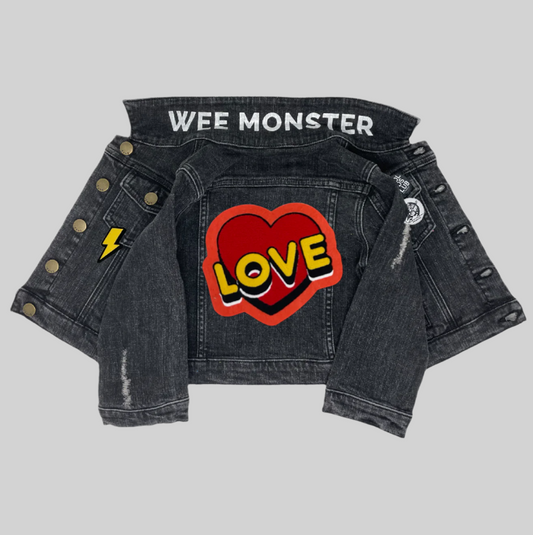 Monster Black Denim Jacket